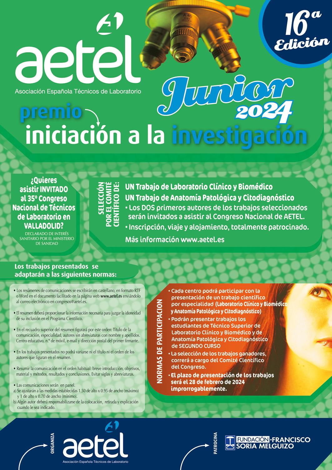 Premio AETEL Junior 2024