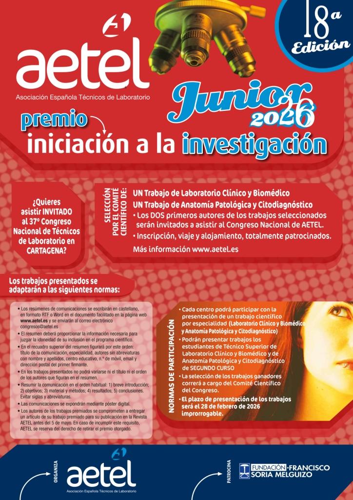 Premio AETEL Junior 2026